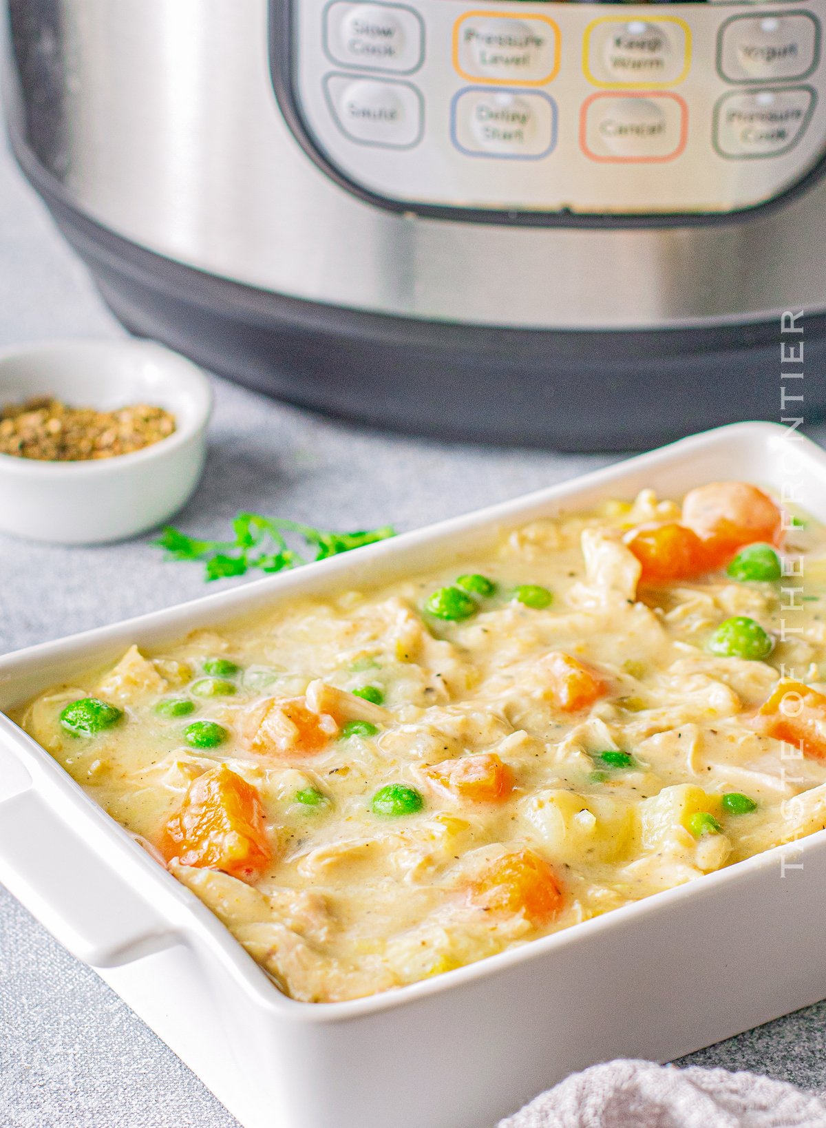 pressure cooker Chicken Pot Pie