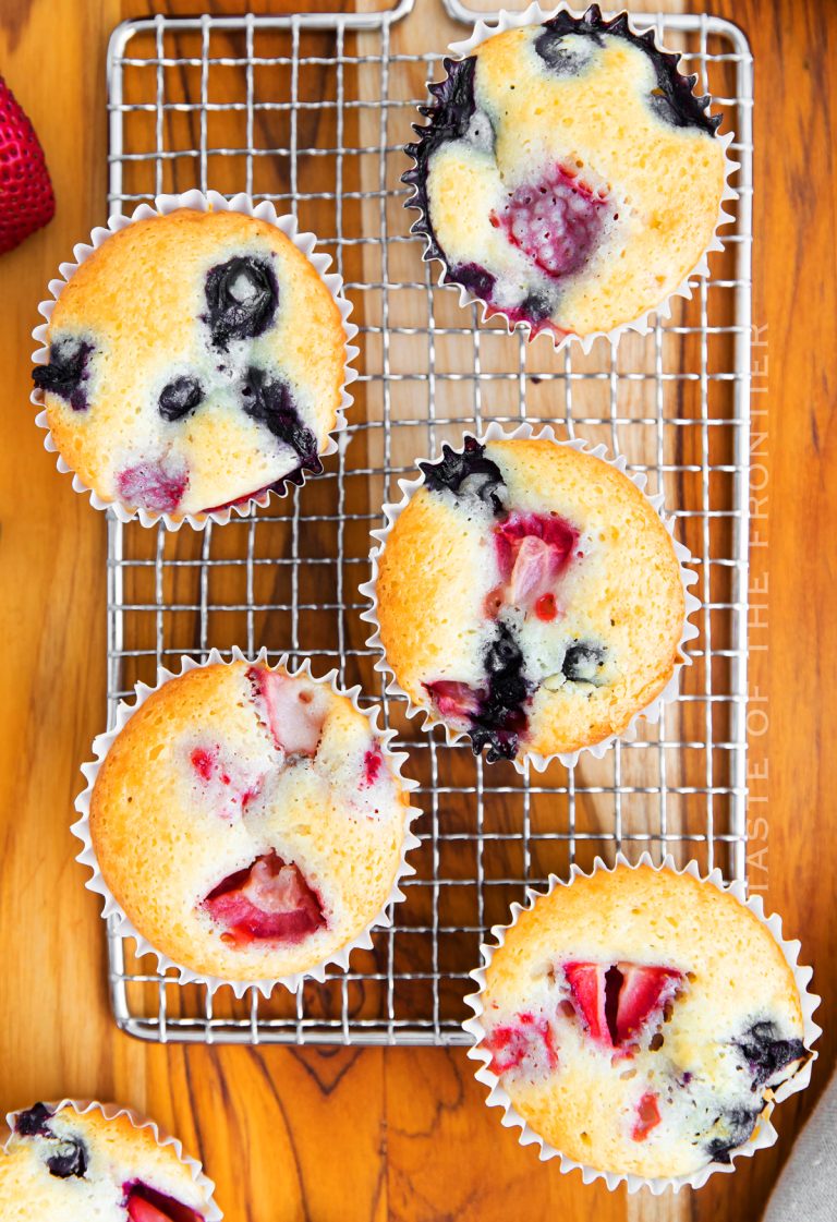 Mixed Berry Muffins Taste of the Frontier
