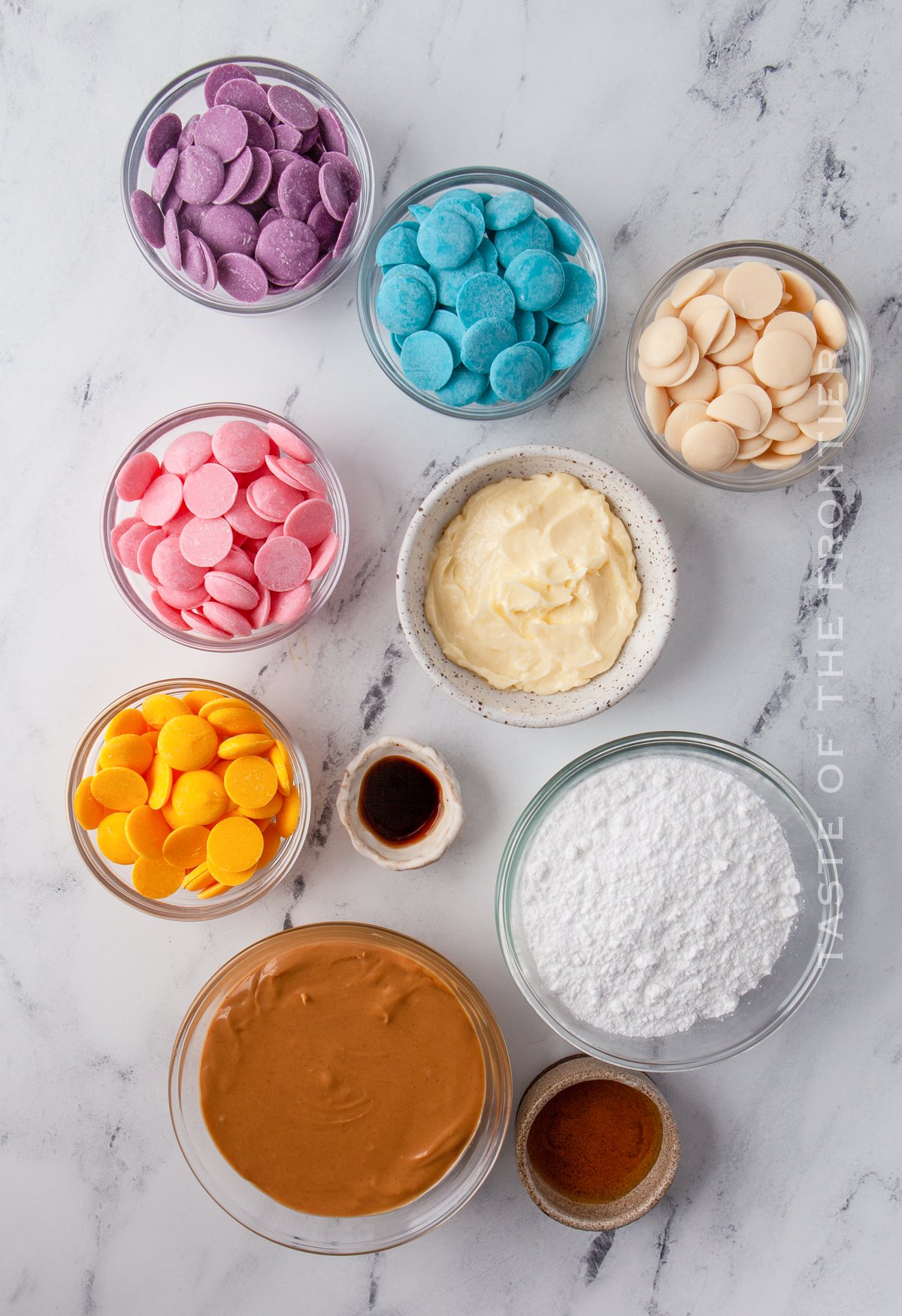 ingredients for Peanut Butter Eggs