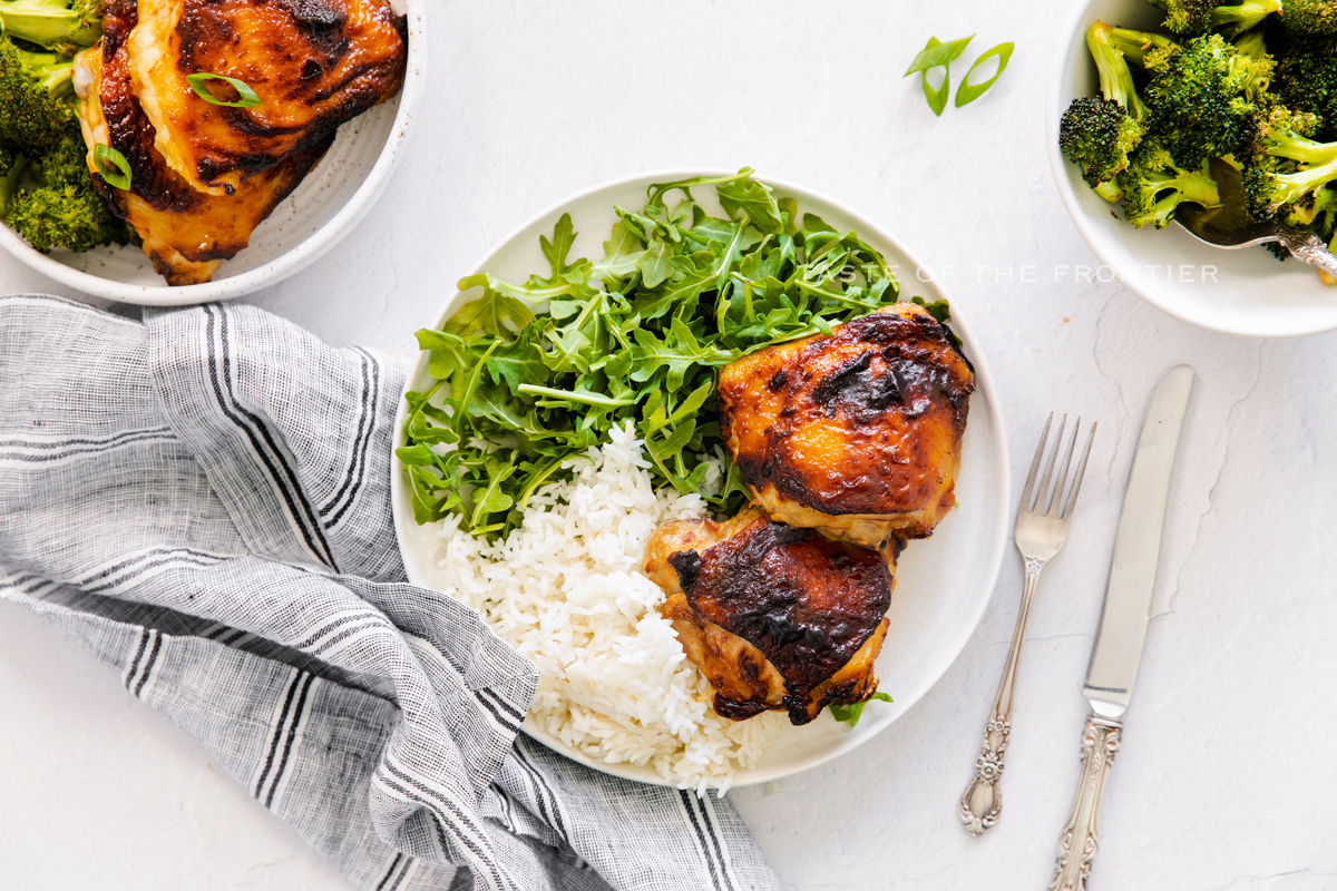 Air Fried Honey Mustard Chicken Dinner