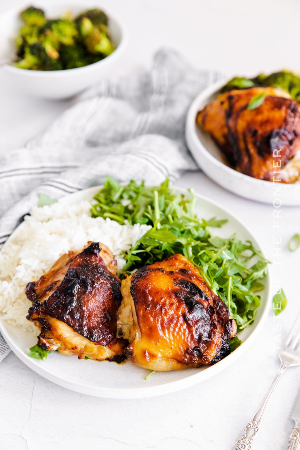Air Fryer Honey Mustard Chicken Thighs Taste of the Frontier