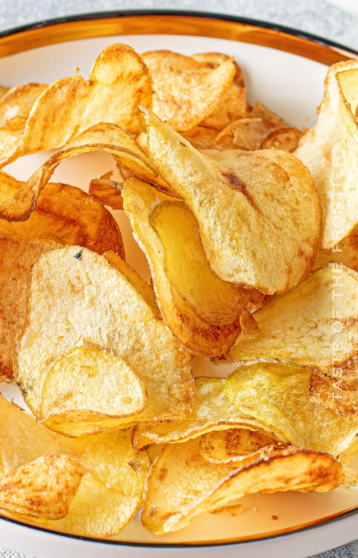 salted Air Fryer Potato Chips