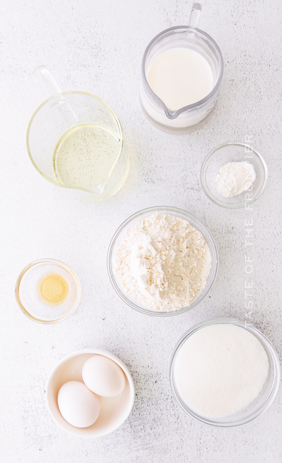 Cannoli Cupcakes ingredients