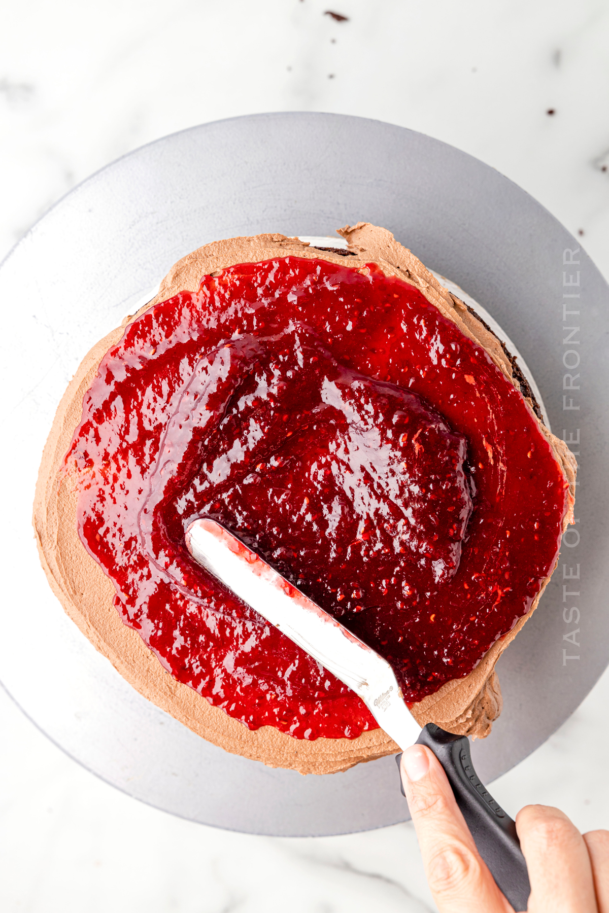 raspberry cake filling