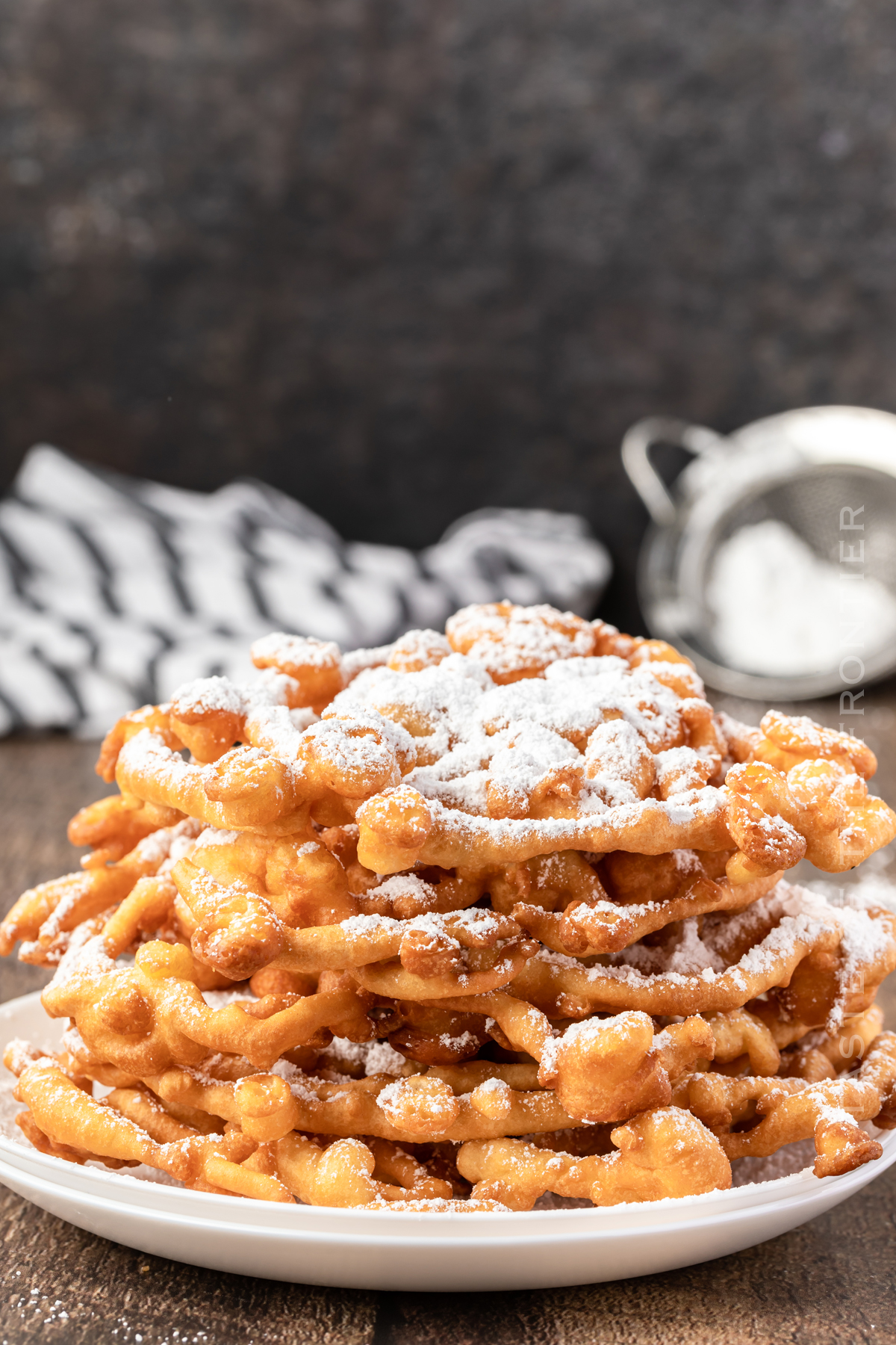 stack of funnel cake