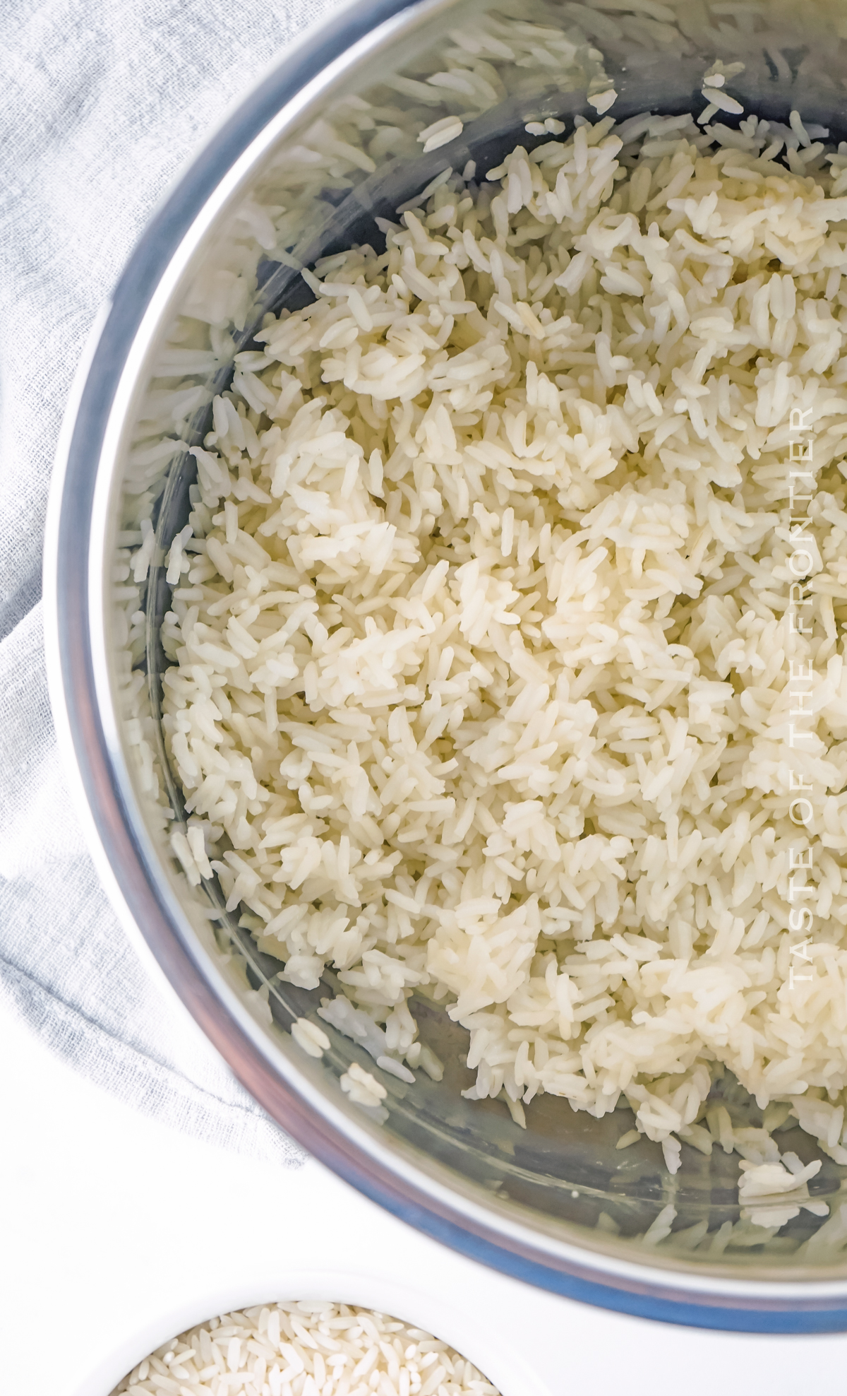 cooked white rice