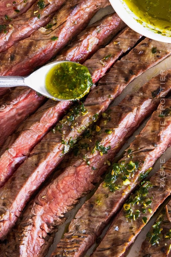 Marinated Flank Steak with Chimichurri