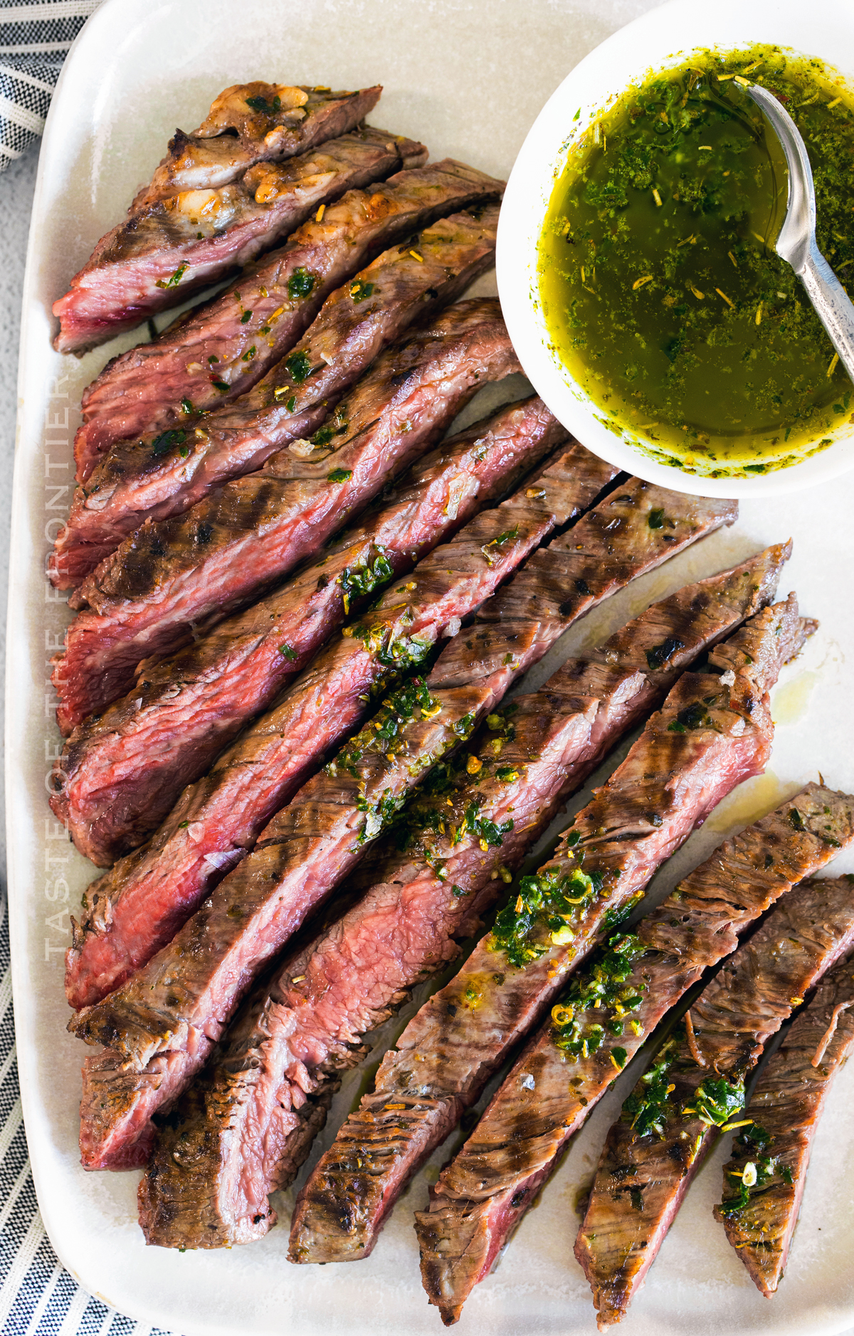 Marinated Skirt Steak with Chimichurri