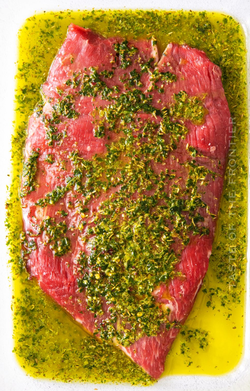 Marinated Flank Steak with Chimichurri Yummi Haus