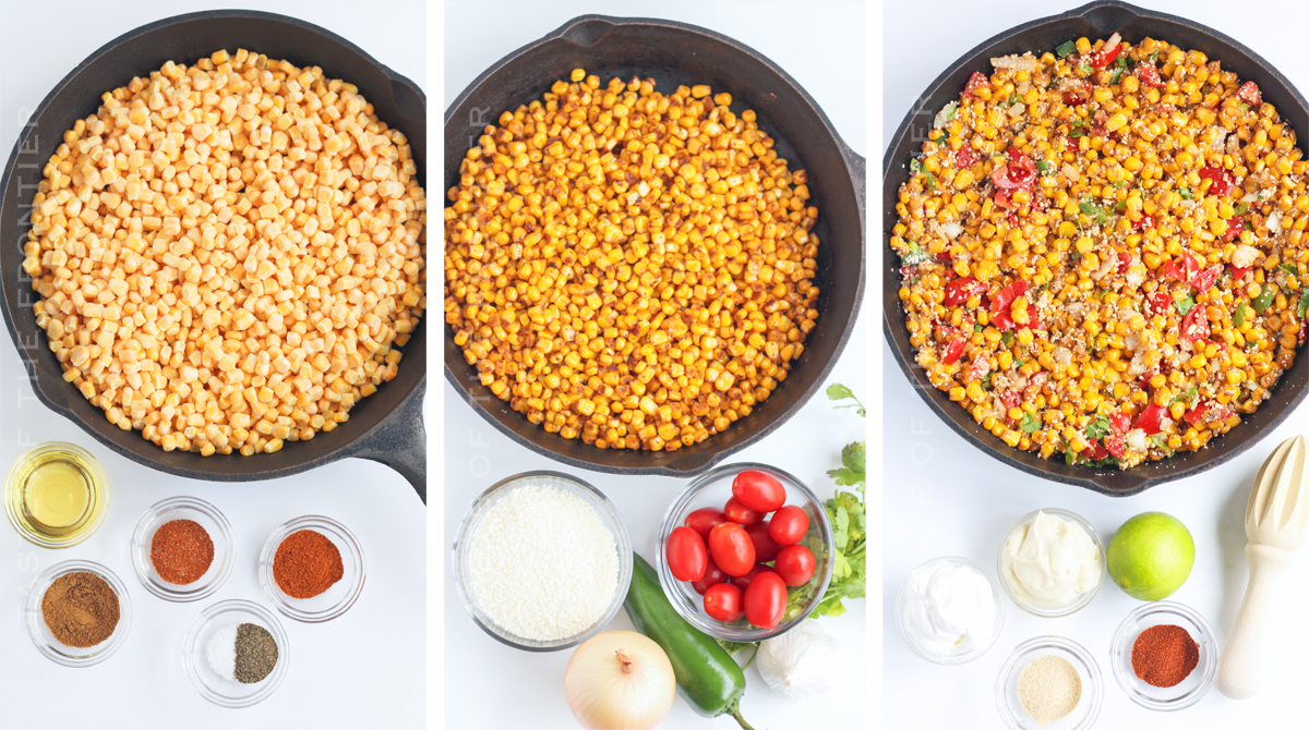 Ingredients for Mexican Street Corn