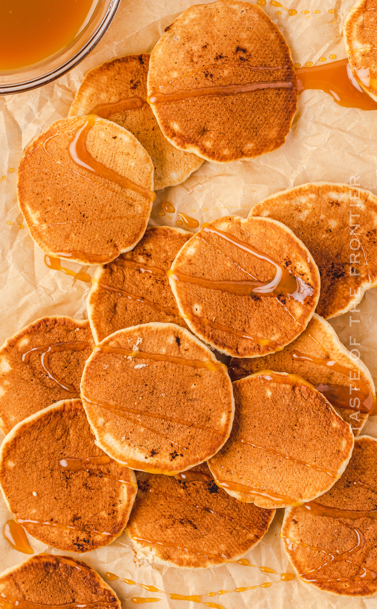 Mini Pancakes (Silver Dollar) - Supergolden Bakes