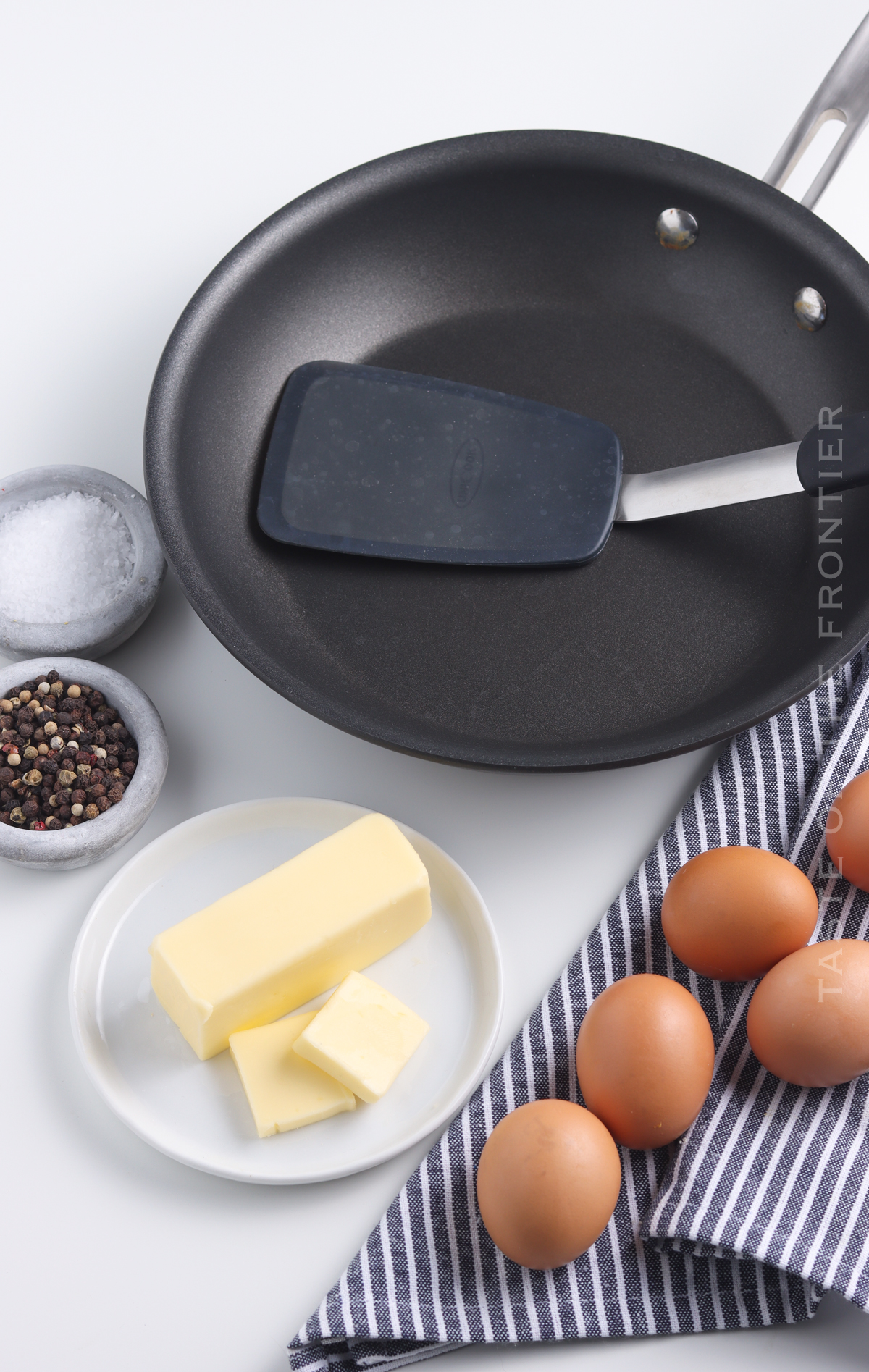 ingredients for Over Easy Eggs