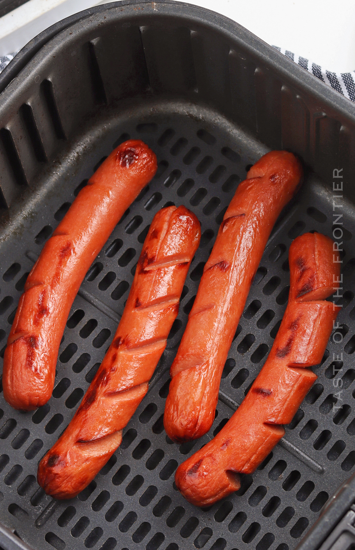 air fried hot dogs