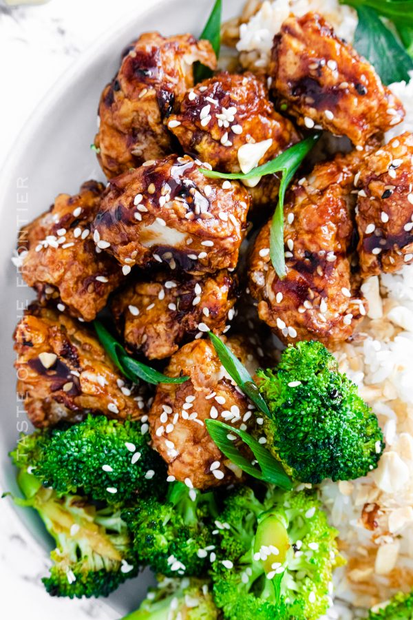 easy Chinese chicken with sesame seeds