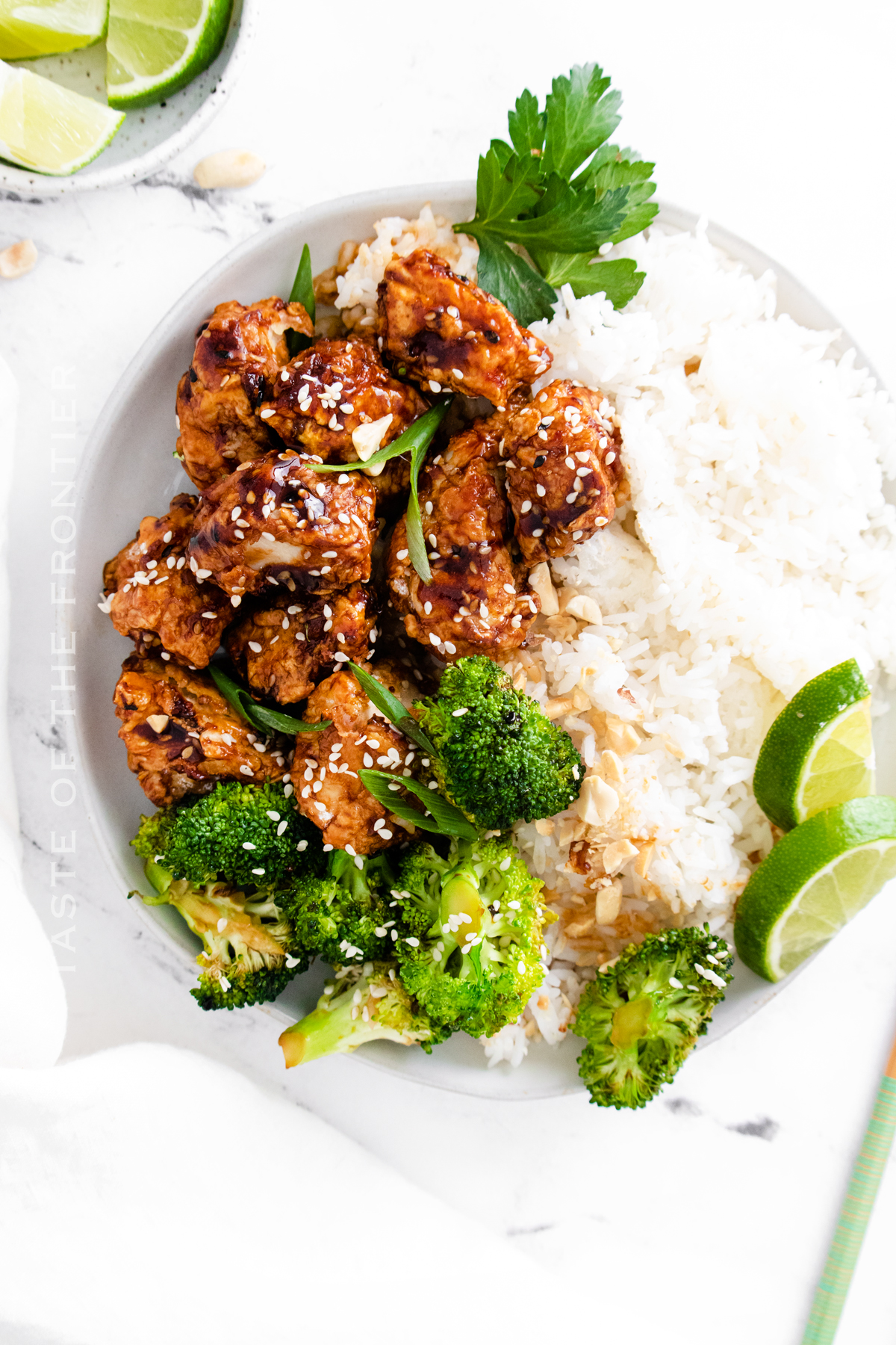 air fried Sesame Chicken