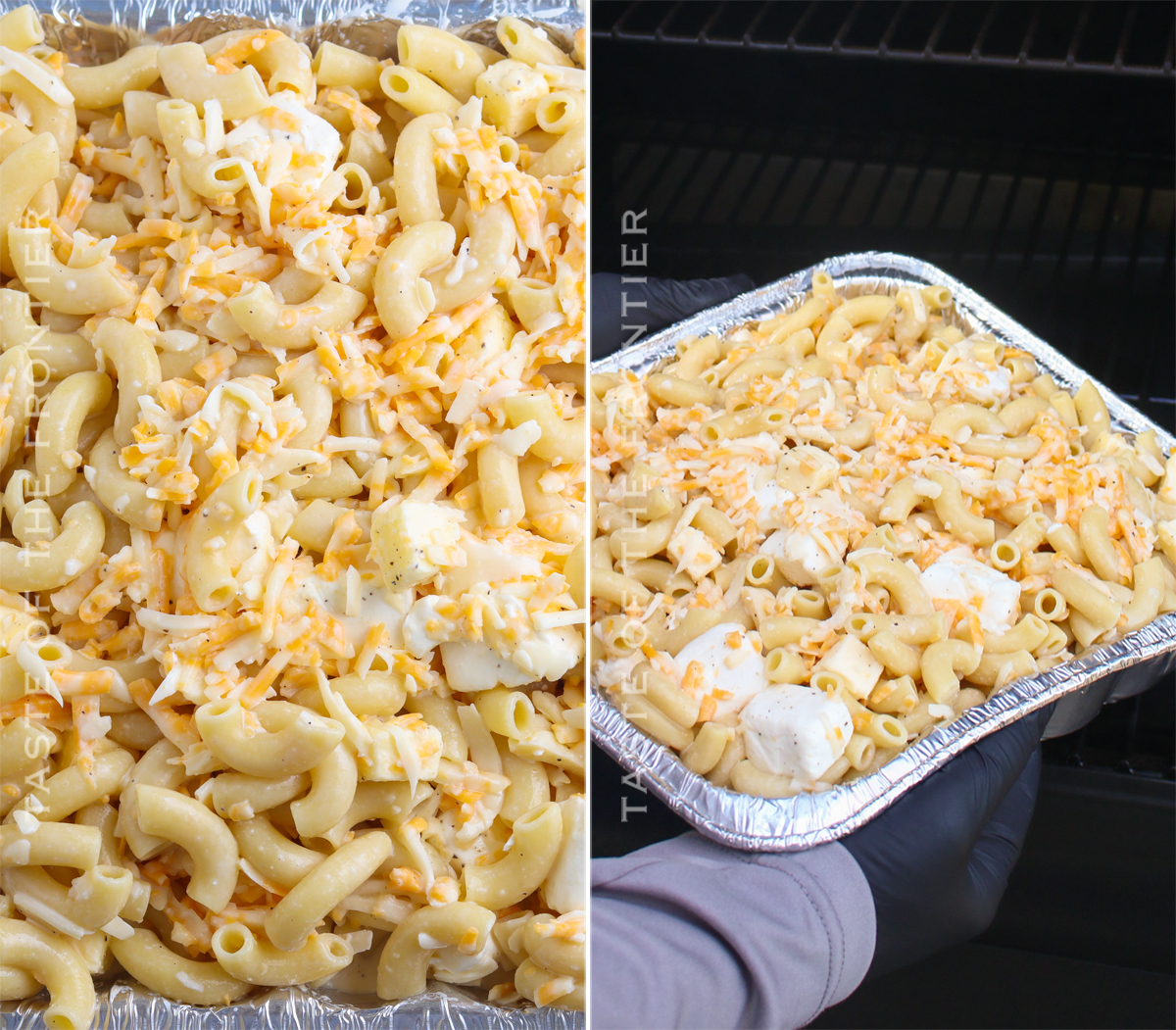 Making Smoked Mac and Cheese