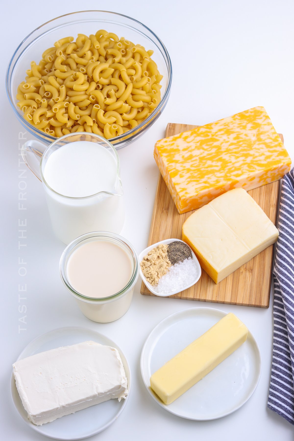 Ingredients for Smoked Mac and Cheese