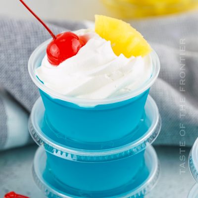 Recipe for Blue Hawaiian Jello Shots