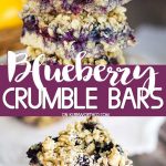 Blueberry Crumble Bars