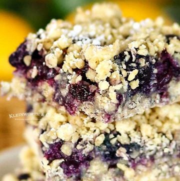 berry crumble - Blueberry Crumble Bars