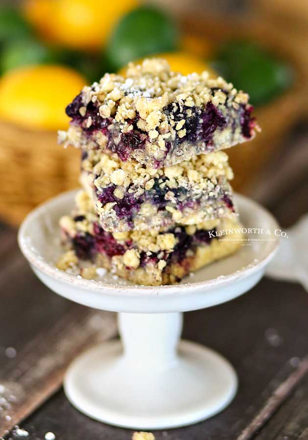 blueberry oat bars - Blueberry Crumble Bars