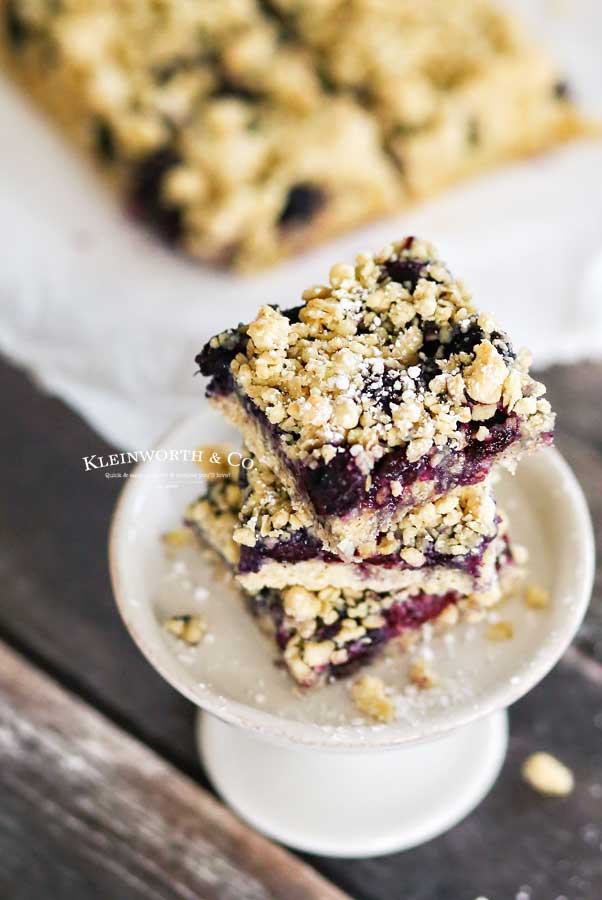 blueberry crumble - Blueberry Crumble Bars