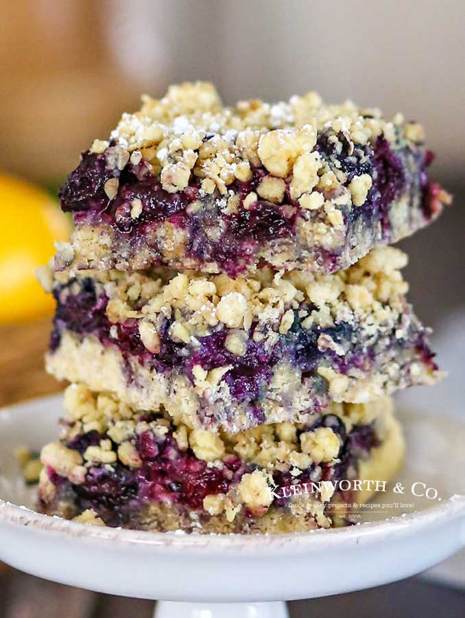 blueberry oatmeal crumble bars