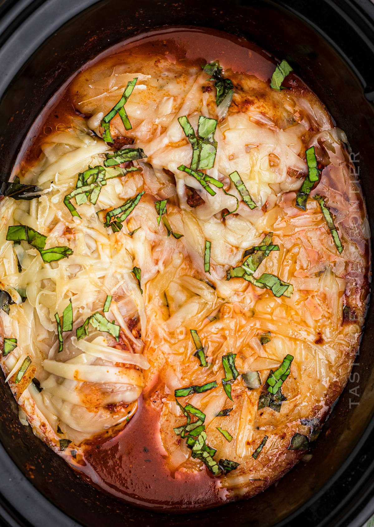 Slow Cooker Chicken Parmesan