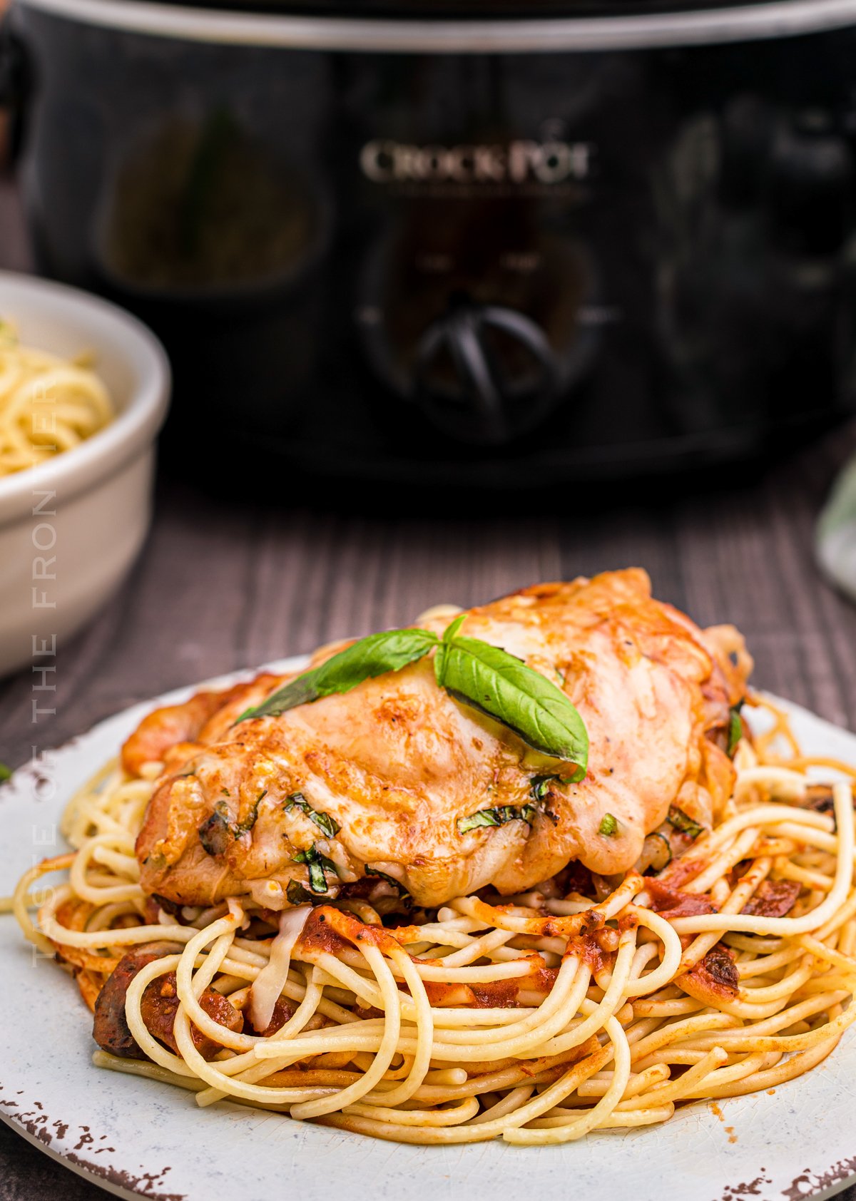 chicken parmesan with pasta