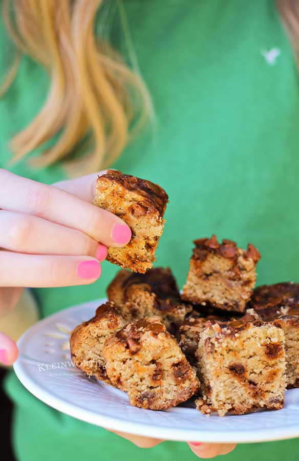 pumpkin spice - Cinnamon Chip Pumpkin Blondies