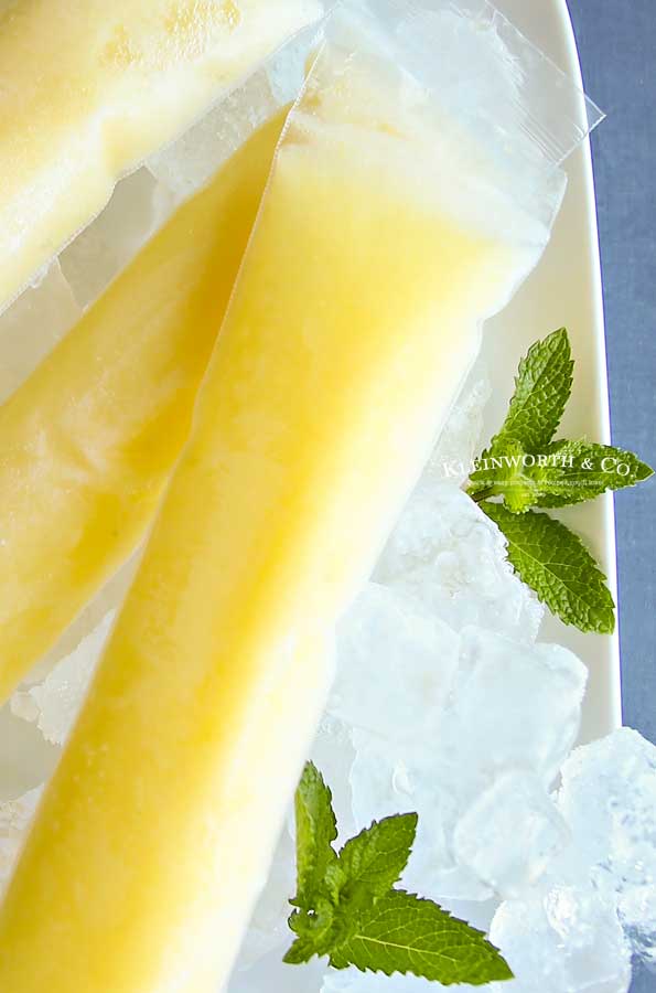 boozy dessert - Dirty Pineapple Whip Pops