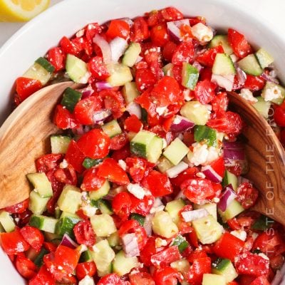 Cucumber Tomato Feta Salad