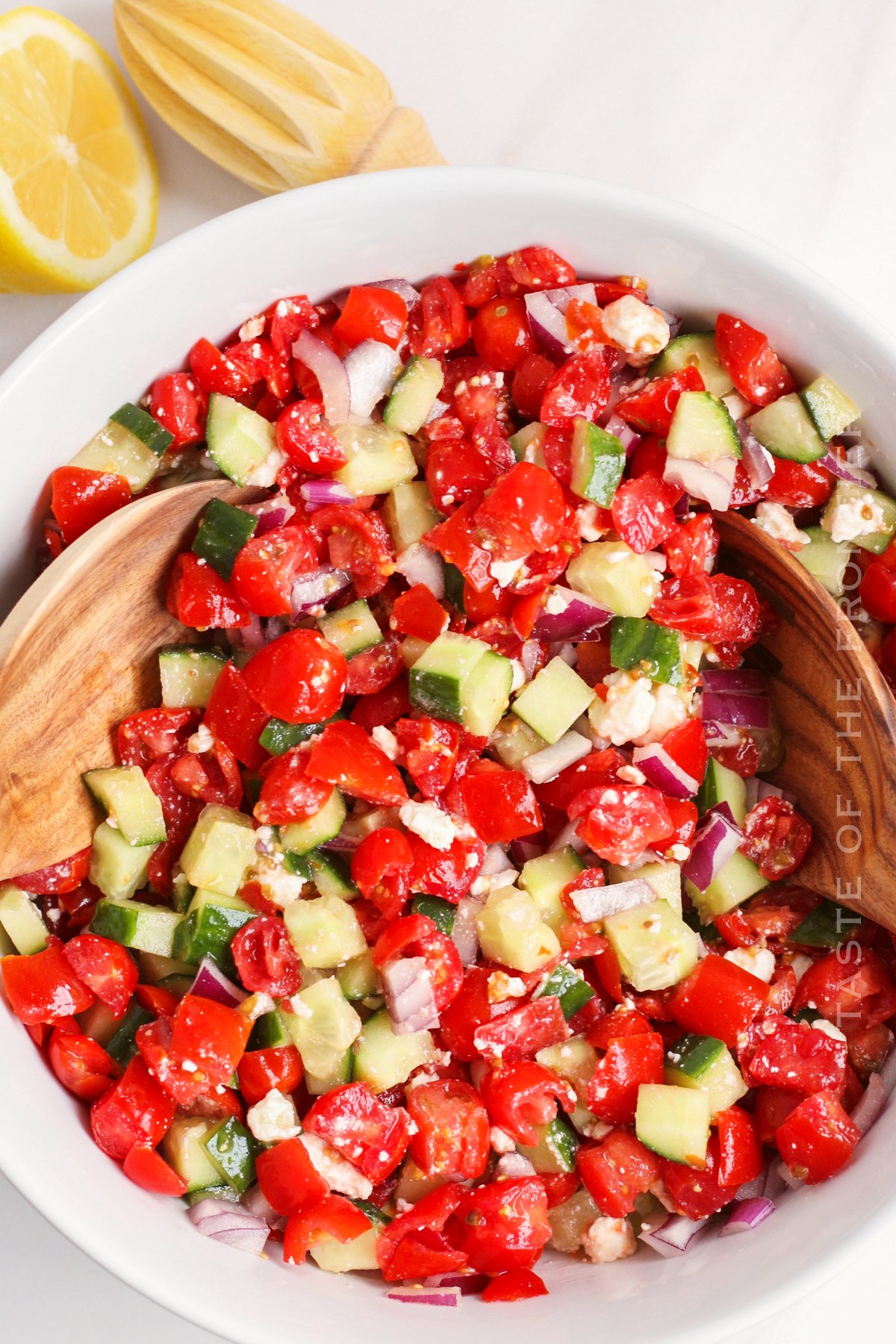 Cucumber Tomato Feta Salad