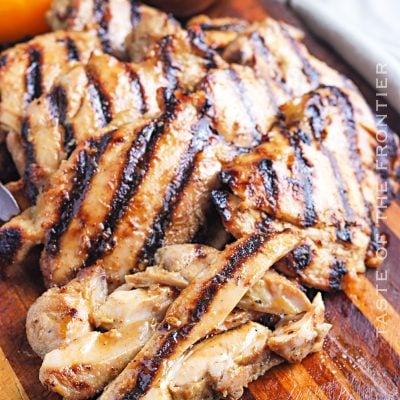 Grilled Boneless Chicken Thighs