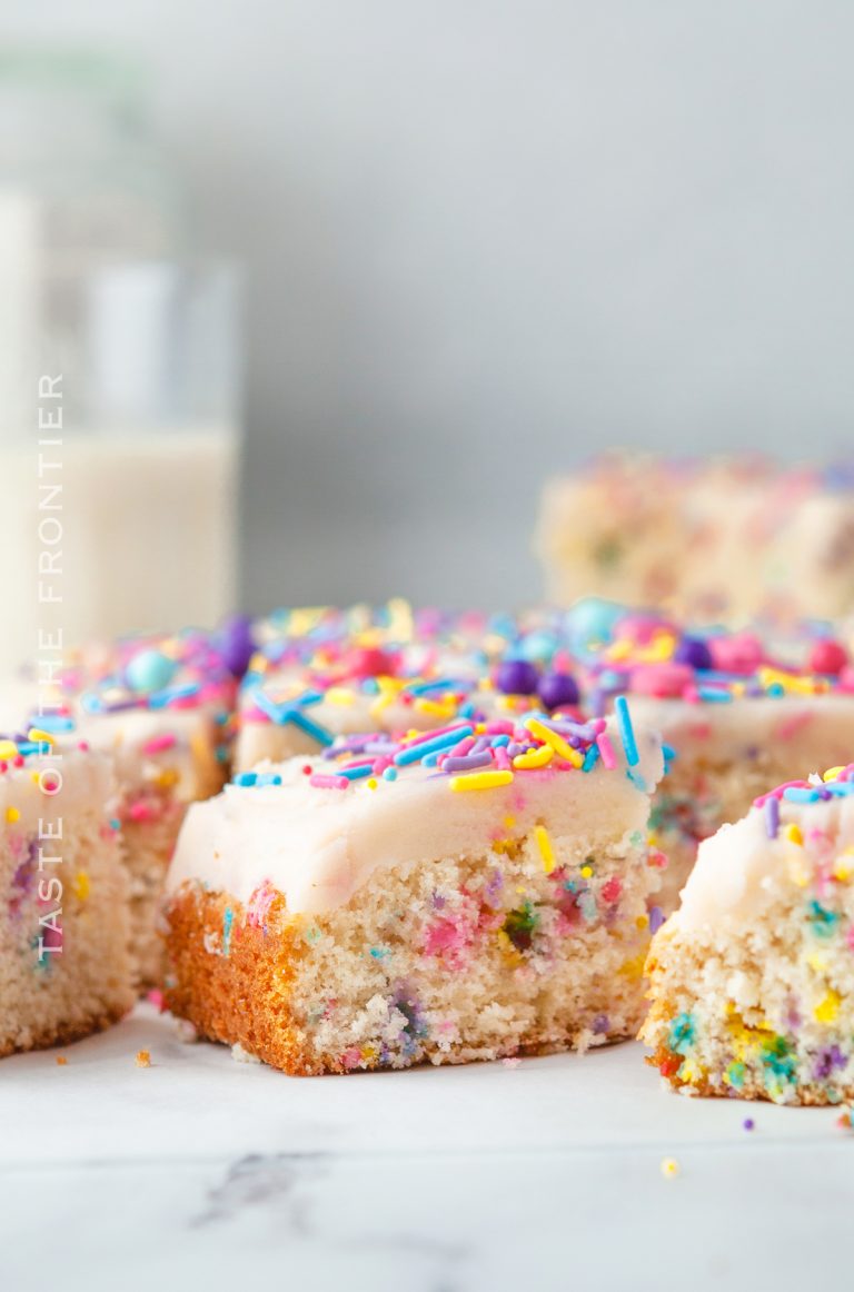 Confetti Cake Funfetti Cake Taste of the Frontier