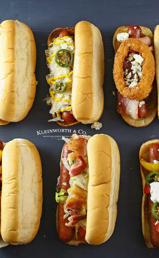 hot dog recipes -Gourmet Hot Dogs