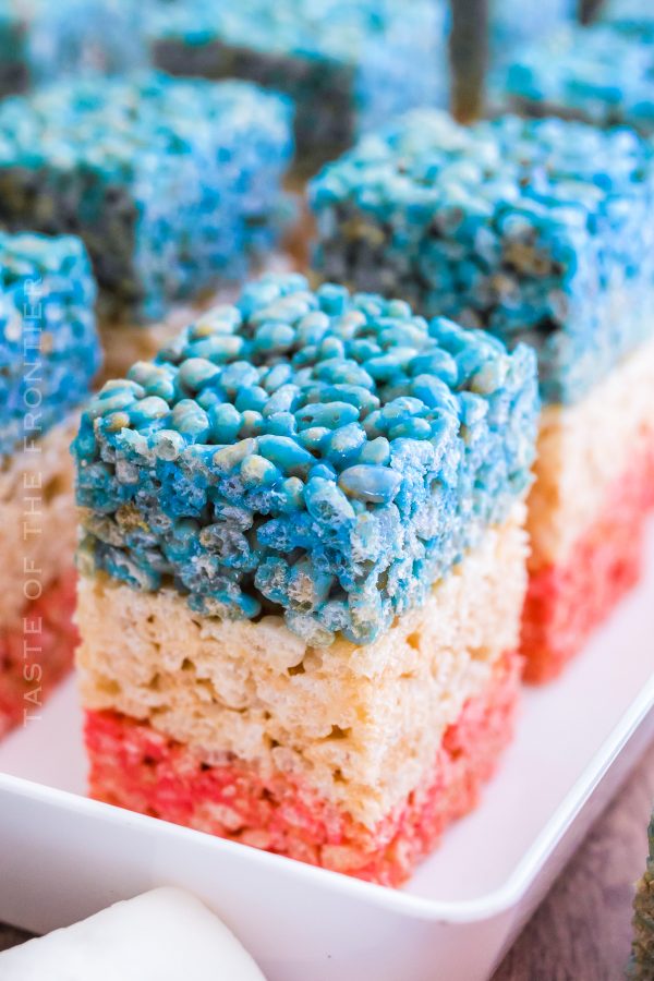 July 4th Rice Krispie Treats