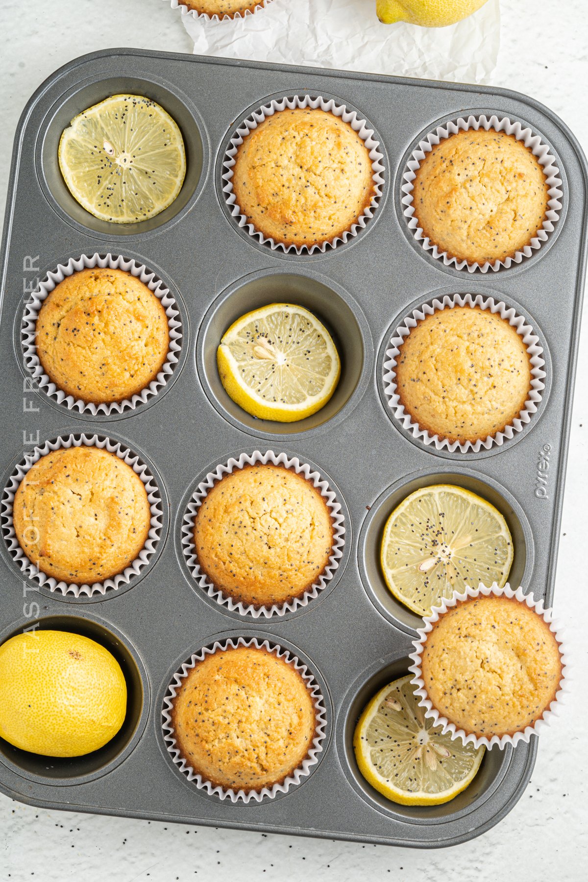 baked Lemon Poppy Seed Muffins