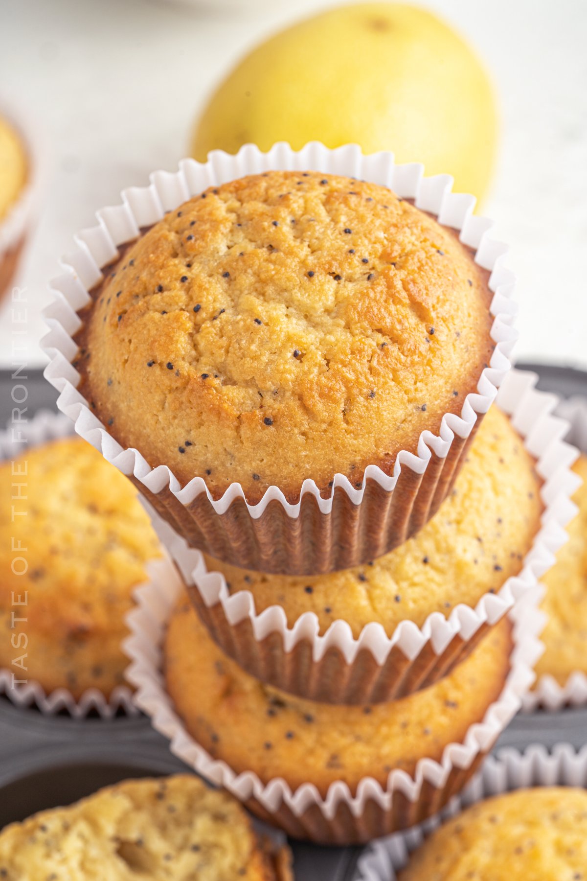 breakfast poppy seed muffins