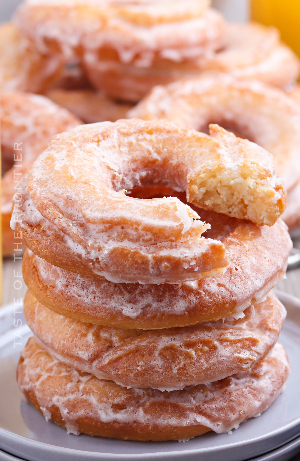 Old Fashioned Sour Cream Donuts - Taste of the Frontier