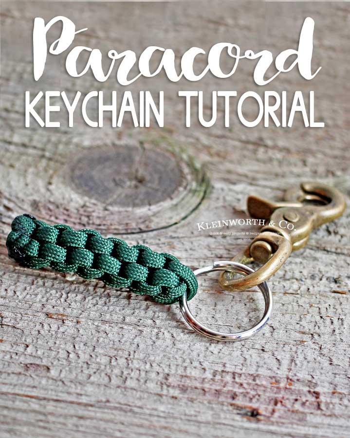 Outdoor Survival Kit Parachute Cord Keychain Paracord Key Chain Bracelets MW 