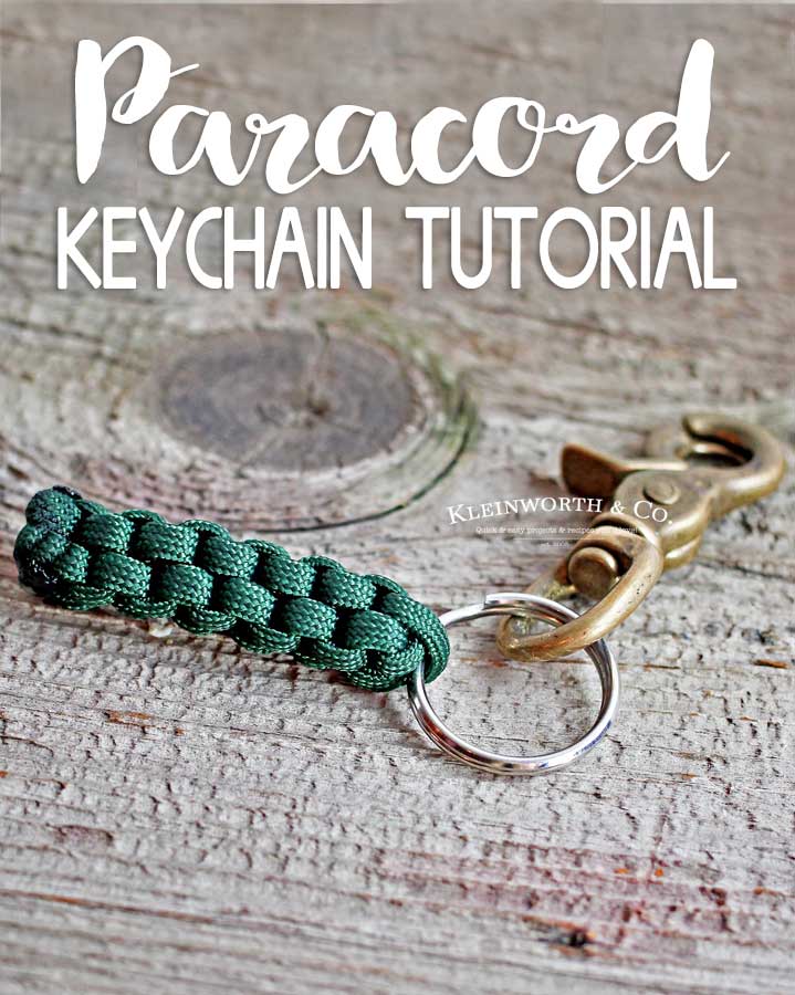 Paracord Survival Keychain