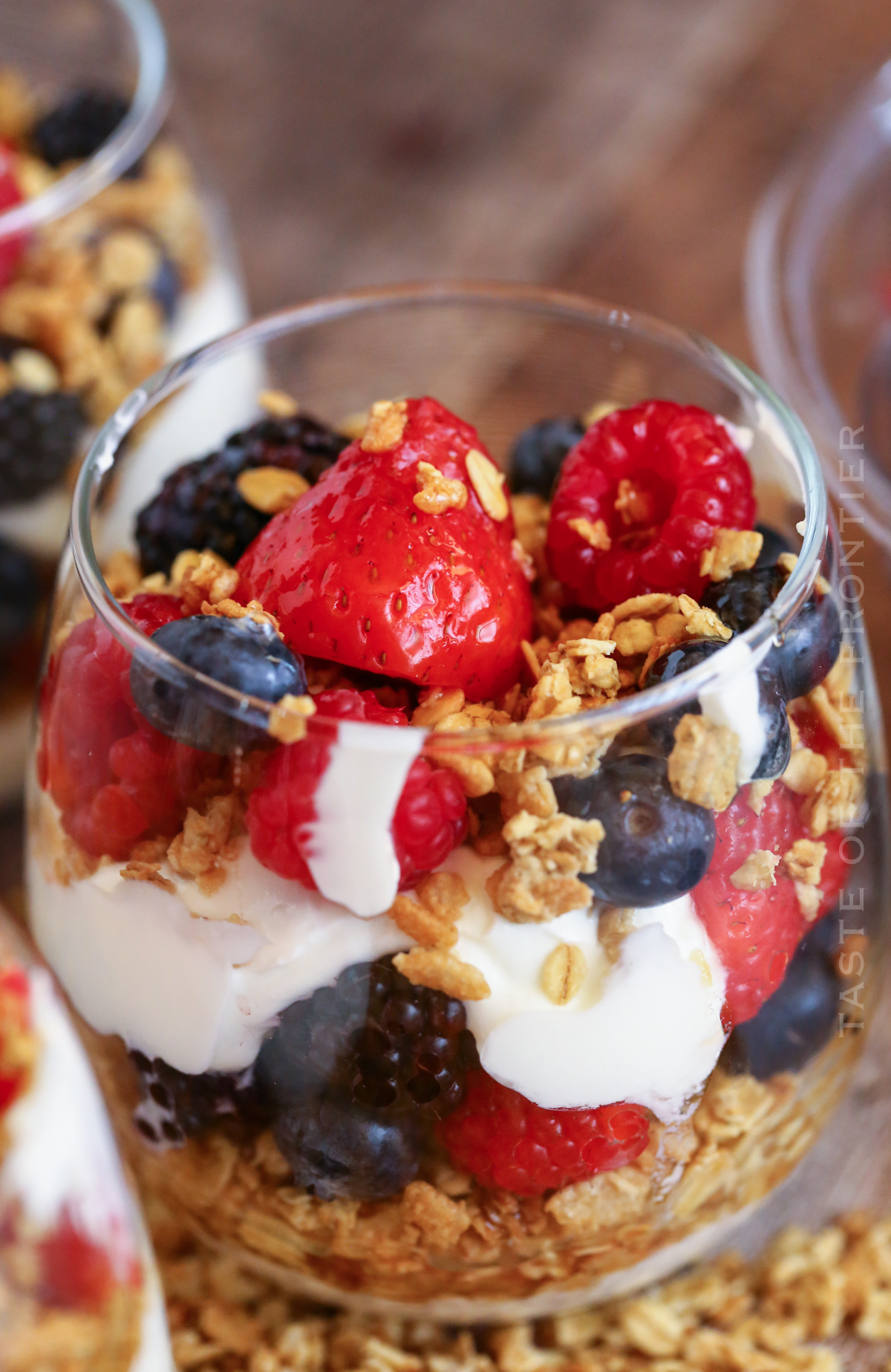 Plum, Granola, and Yogurt Parfait Cups - Whole Food Bellies