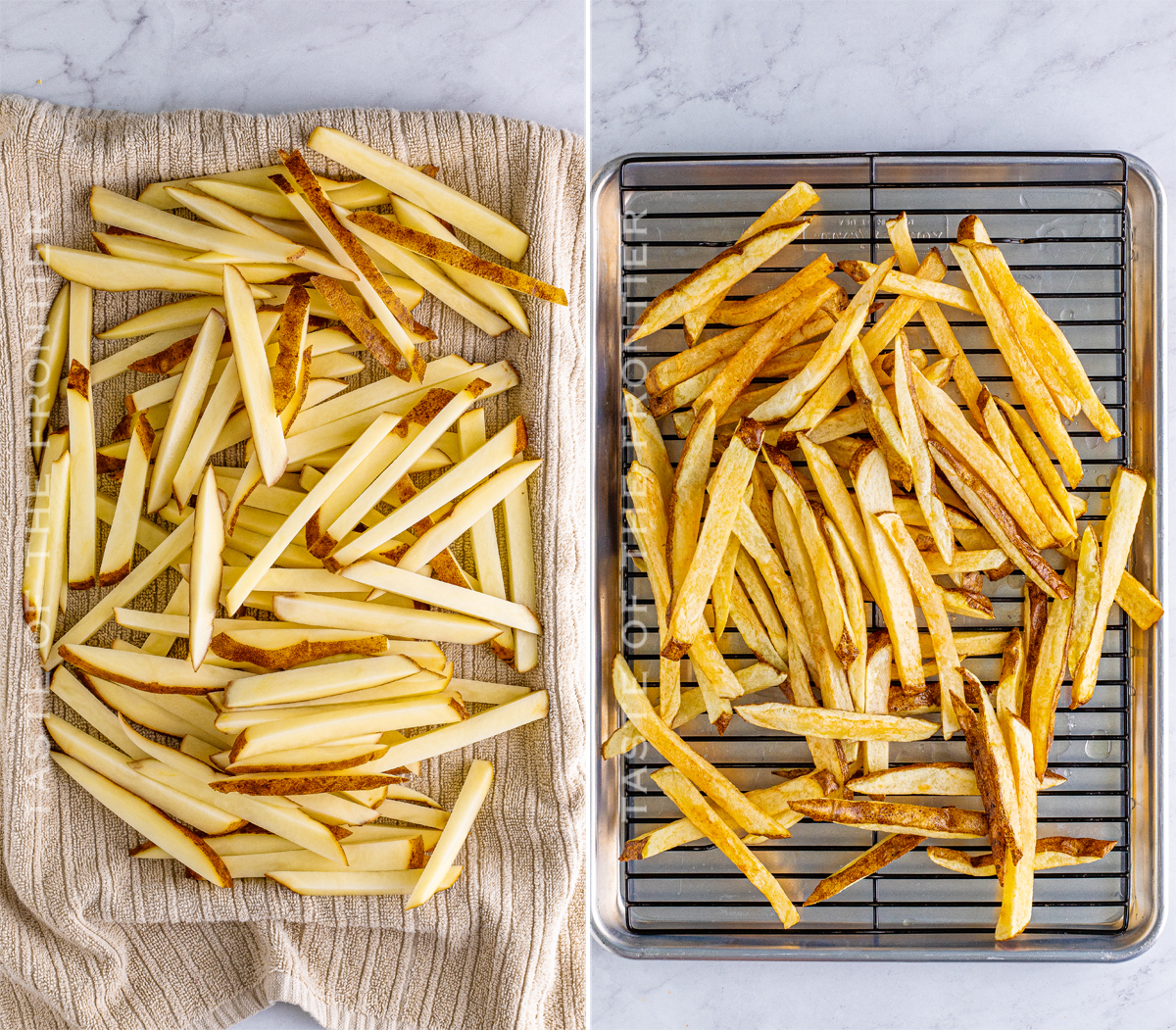 homemade french fries