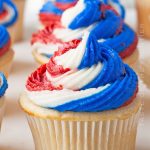 Red White, and Blue Cupcakes