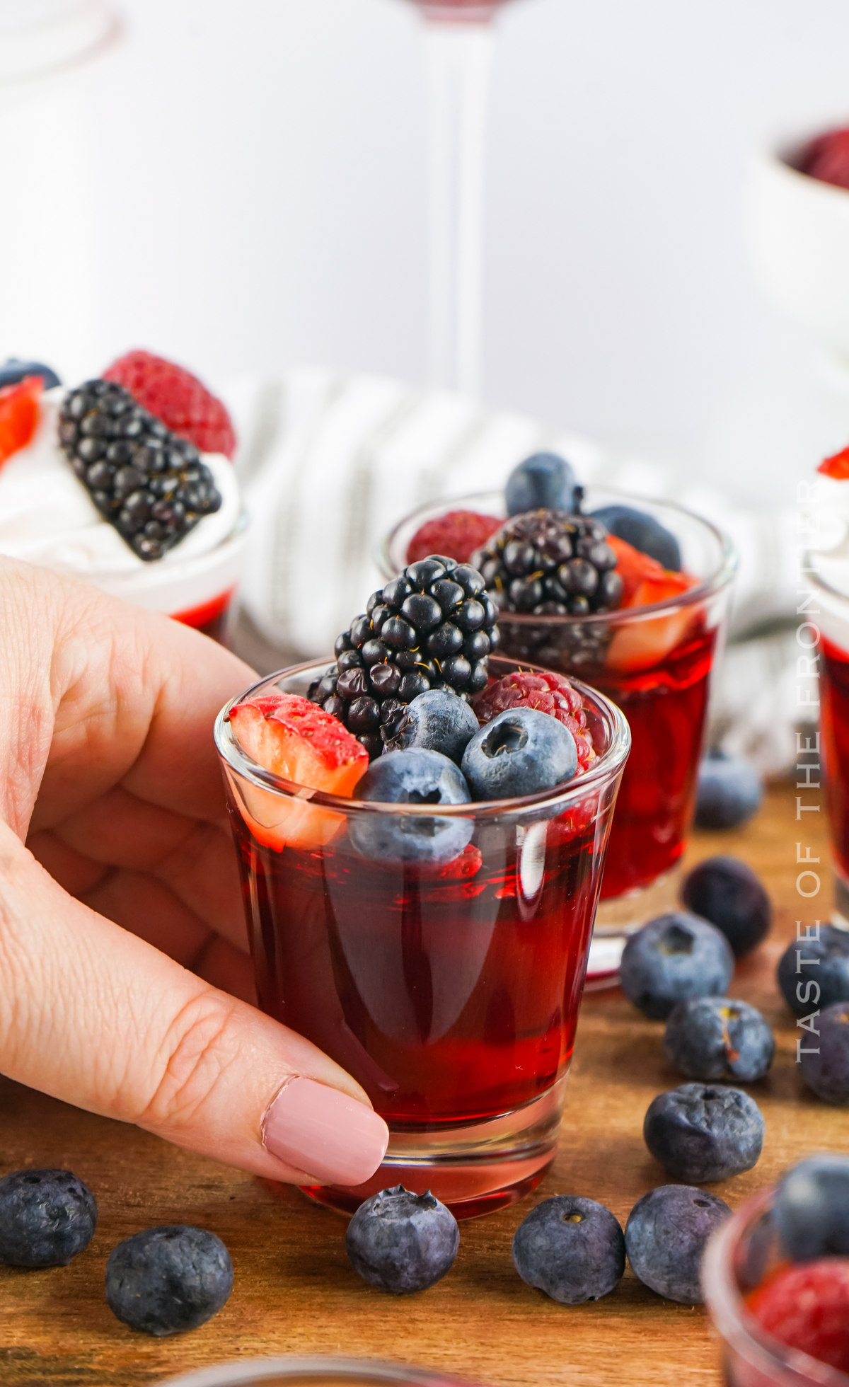 berry jello shots