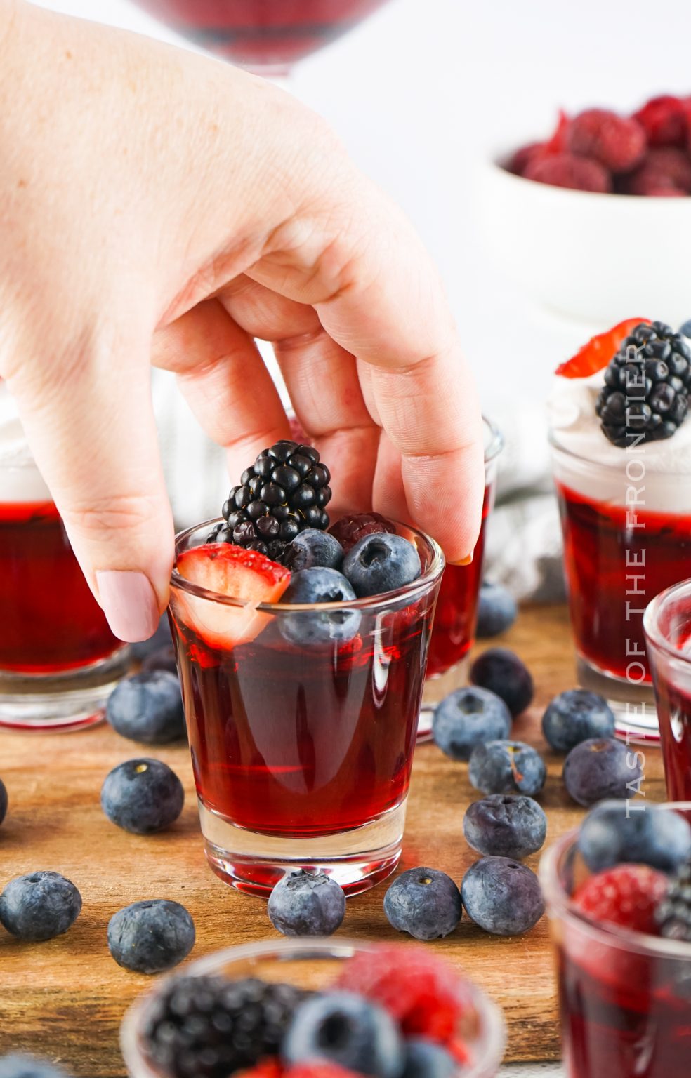 4th of July Jello Shots Yummi Haus