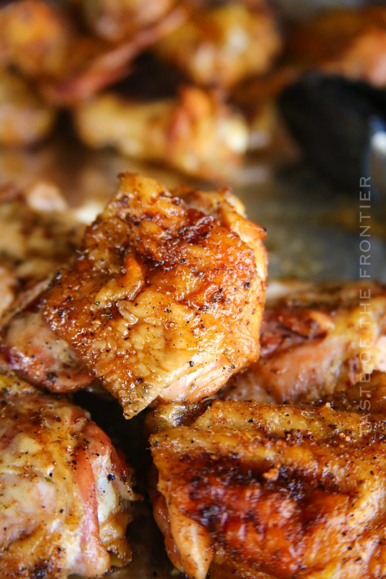 Traeger Smoked Chicken Thighs Taste of the Frontier