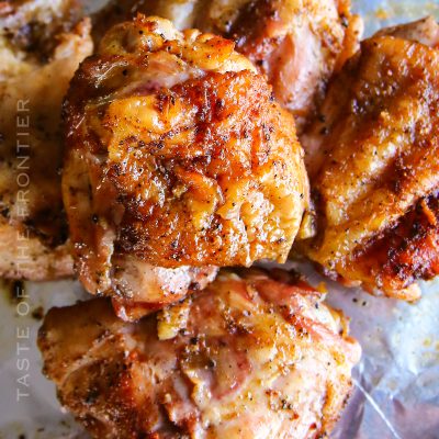 how to make Traeger Smoked Chicken Thighs