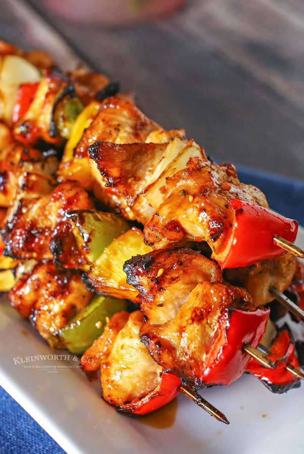 how to make Teriyaki Chicken Kabobs